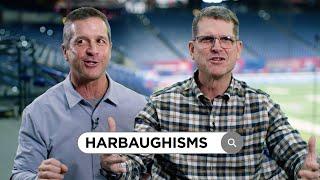 Jim & John Harbaugh React To Harbaughisms | LA Chargers