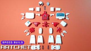 Transformers Speed build | Ratchet | Galaxy Version 01 #blokees #transformers #asmr