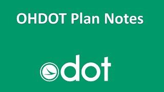 OHDOT Plan Notes application