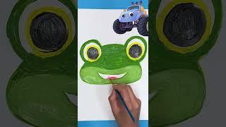 How-to Paint Gecko! | Gecko's Garage | Best Cars & Truck Videos for Kids | #shorts