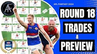 Round 17 Trades & Preview | AFL Fantasy 2024