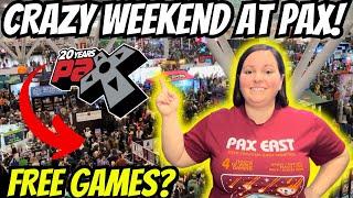 Tons Of FREE GAMES At PAX EAST 2024! My First Experience...