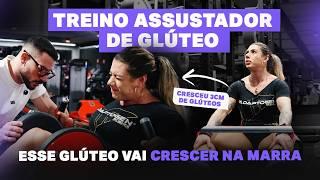 TREINO DE GLÚTEOS ASSUSTADOR COM A JU CACERES