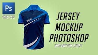 Jersey  Mockup using Photoshop | FREE PSD