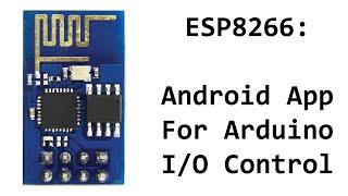 ESP8266 Android Application to Toggle Arduino Pins/LEDs