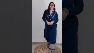 Amazon HaulAmazon Kurti/Kurta set | Winter Wear Haul | Amazon woollen Kurti/Kurta Palazzo #shorts