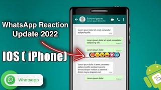 WhatsApp Reaction feature iOS, iPhone (how to react to Whatsapp messages iOS, iphone)