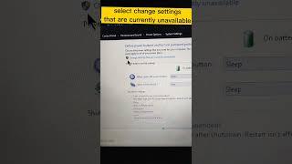 how to hibernate my laptop? power option in windows settings.#windows#hibernate #restart#shutdown