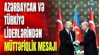 Prezident İlham Əliyev və Ərdoğan çıxış etdi: LİDERLƏRDƏN MÜHÜM MÜTTƏFİQLİK MESAJI