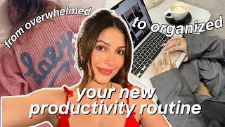 how to be productive WITHOUT burning out: a healthy habits & discipline vlog in toronto