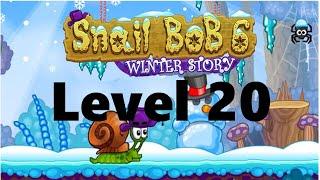 Snail Bob 6: Winter Story - Walkthrough Level 20