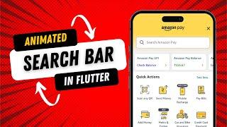 Build an Animated Search Bar in Flutter (Amazon India Inspired!)