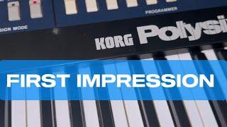 First impression - Korg Polysix [retrowave/synthwave]