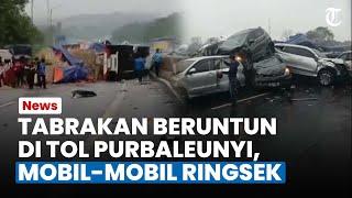 BREAKING NEWS: Tabrakan Beruntun di Tol Purbaleunyi, Mobil-mobil Ringsek