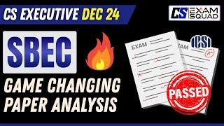  SBEC Paper Analysis |  Core Analysis to Crack the Paper |  Download Material from Telegram 