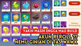 Yakin masih engga mau build akun reroll ?? NEMU INI DI TAS WKWK !! Genshin Impact Indonesia