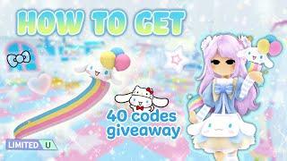 How To Get "Cinnamoroll Rainbow Pal" - FREE LIMITED UGC in [ My Hello Kitty Cafe ]