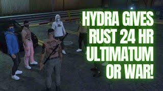 HYDRA gives RUST an ULTIMATUM or WAR | NoPixel 3.0