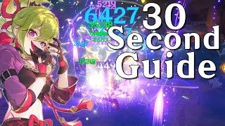 30 Second Guide To Kuki Shinobu (Genshin Impact)