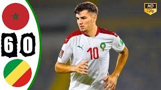 Morocco vs Congo 6-0 Highlights & All Goals | World Cup Qualifiers 2024 HD