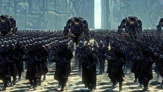 Dwarves of Middle Earth Vs Gundabad/Dol Guldur Orcs | 20,000 Unit Lord of the Rings Cinematic Battle