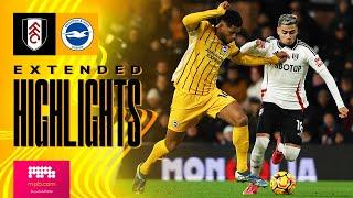 EXTENDED HIGHLIGHTS | Fulham v Brighton | Premier League