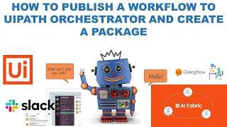 How to publish a workflow in Orchestrator | Create Process | E05 | Slack Chatbot| AI Fabric | UiPath