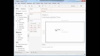 How to Add a Data Refresh Time Stamp to a View in a Dashboard in Tableau