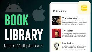 Build a Book Library App for Android & iOS using ROOM KMP (MVVM)