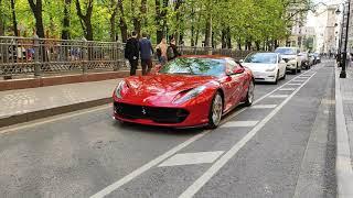 Патриаршие пруды, майские праздники - Corvette C8, F8 Tributo, 911 Sport Classic, I8 Roadster, 812