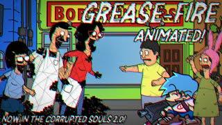 I Animated The Concept Of FNF Pibby Bob's Burgers "Grease-Fire" | Song By @ConehatProductions