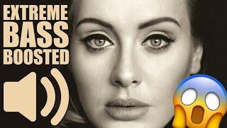 Adele - Water Under the Bridge (BASS BOOSTED EXTREME)