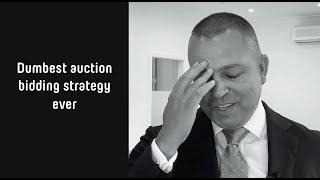 Dumbest auction bidding strategy ever - refusing to bid till property is on the market - real estate