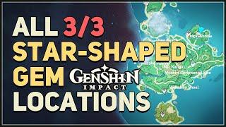 All 3 Star-Shaped Gem Locations Genshin Impact
