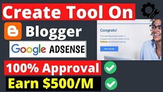 How To Create Tools Website In Blogger 2023 | Earn $500 From Tool Website | Earn Money From Website