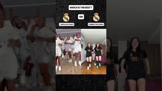 HALA MADRID Vs Y Nada Mas Dance Challenge #shorts #dance #music  #halamadrid #ynadamas #laliga