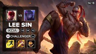 Lee Sin vs Bel'Veth Jungle - KR Challenger - Patch 14.18 Season 14