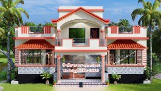 ভাইরাল সেই ৪ বেডরুমের বাড়ির ডিজাইন ও খরচ। 4 bedroom house design। Village house design। home design