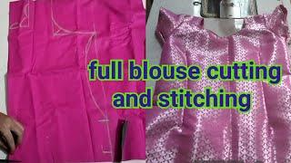 9 to 10 baby full blouse cutting & stitching || middle class thoughts