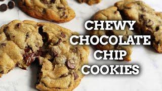 The BEST CHEWY Chocolate Chip Cookies Recipe