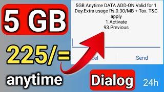 dialog anytime data package | dialog add on packs