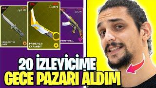 20 izleyicime **GECE PAZARI**  aldım!