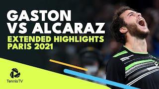 Hugo Gaston vs Carlos Alcaraz: EPIC Comeback! | Paris 2021 Highlights