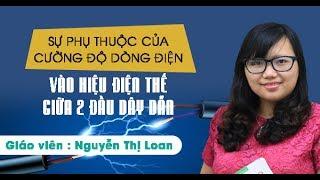 Sự phụ thuộc của cường độ dòng điện vào hiệu điện thế giữa hai đầu dây dẫn - Lý 9