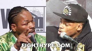 (HEATED!) ERROL SPENCE & SHAWN PORTER ARGUE AFTER FIGHT; TRADE WORDS & ABRUPTLY END POST-FIGHT