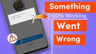 Fix Something Went Wrong Please try Again Error on Facebook Messenger | Solve Messenger Login Issue