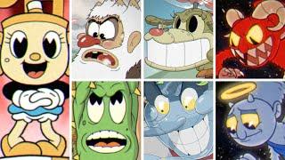 Cuphead DLC - All Bosses with Ms Chalice