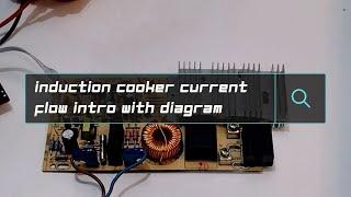 induction cooker circuit flow of current analysis trouble shooting guide