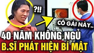 Người phụ nữ '40 NĂM KHÔNG NGỦ', bác sĩ kiểm tra não phát hiện BÍ MẬT NGỠ NGÀNG | Tin 3 Phút