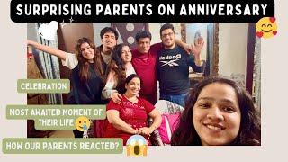 WEDDING ANNIVERSARY SURPRISE! Mummy-Papa Ko Khush Kar Diya | Emotional Moment | Indians in Germany